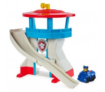 PAW PATROL Playset LOOKOUT TOWER with 1 Vehicle CHASE Spin Master