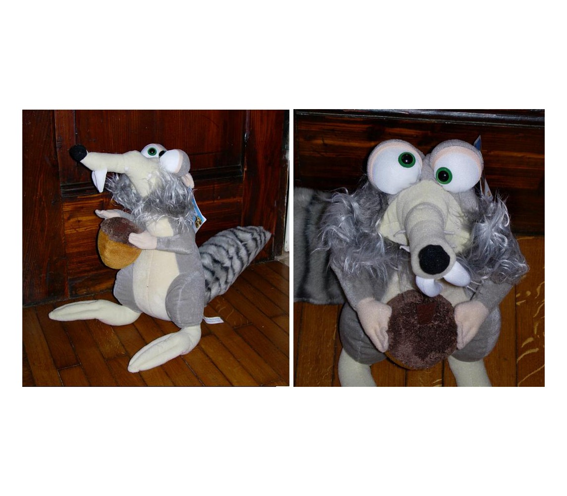 copy of ERA GLACIALE Peluche SCRATTINA Scrattie Scoiattolina Fidanzata SCRAT 10cm Originale