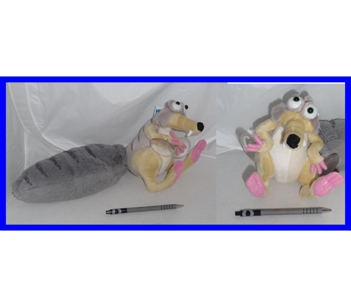 copy of ERA GLACIALE Peluche SCRAT CON GHIANDA Ventosa IN BLISTER Originale OFFERTA TOP
