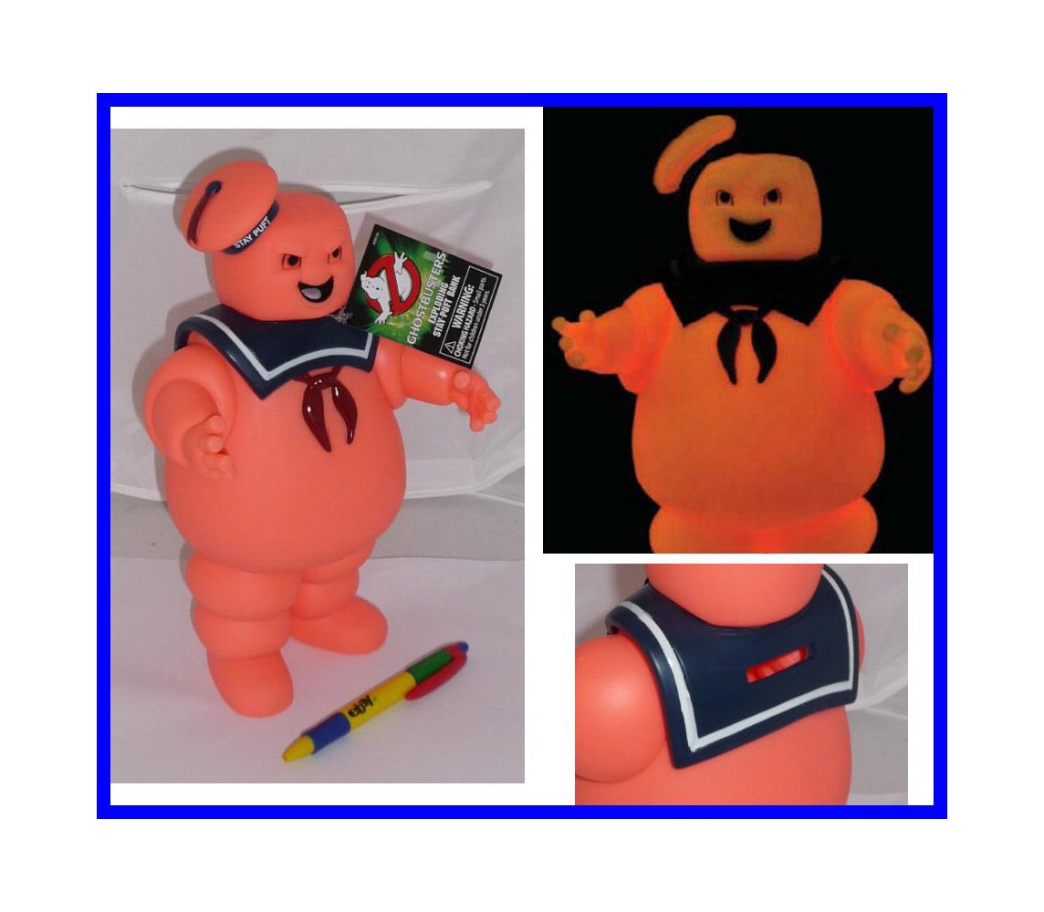 MARSHMALLOW MAN STAY PUFT EXPLODING  Statue MONEY BOX Original DIAMOND Rare