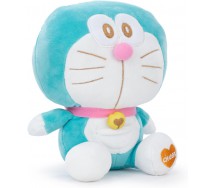 DORAEMON Plush Robot Cat 20cm HEARTY CHEER Original TV Cartoon Movie
