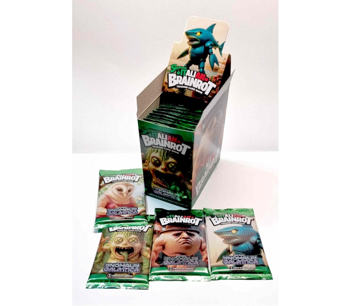 Box Skifidol Brainrot – Anomalia Galattica Serie Gamma ITALIANO – 24 Buste Carte Collezione (7 Carte A Busta)
