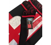 copy of SCIARPA Originale AC MILAN ACM 1899 Rosso Nera Righe Verticali Ufficiale 140cm