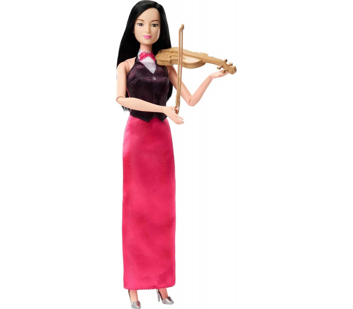 BARBIE Violinist Carrier Musician with Violin and Bow Mattel HKT68