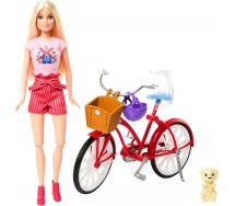 copy of BARBIE con BICICLETTA e Accessori Originale Mattel FTV96