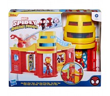 SPIDEY AMAZING FRIENDS Playset Figure 10cm IRON MAN Stark Tower Hasbro F9351