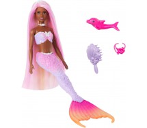 BARBIE SIRENA Brooklyn Bambola 30cm COLOR CHANGE Originale Mattel HRP98