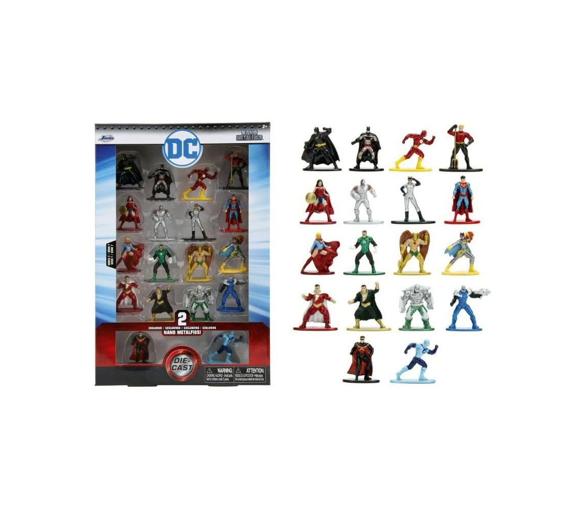 copy of MINECRAFT Special BOX Set 20 Mini Figure IN METALLO 4cm Originali WAVE 1 JADA Toys NANO Metalfigs