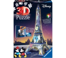 TORRE EIFFEL PUZZLE 3D Disney Special NIGHT EDITION LIGHTS BIG 47cm Ravensburger