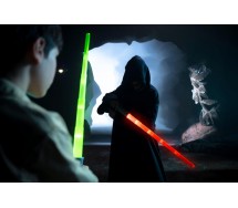 SPADA LASER ROSSA Top Quality ELETTRONICA ALLUNGABILE GOLIATH Star Wars