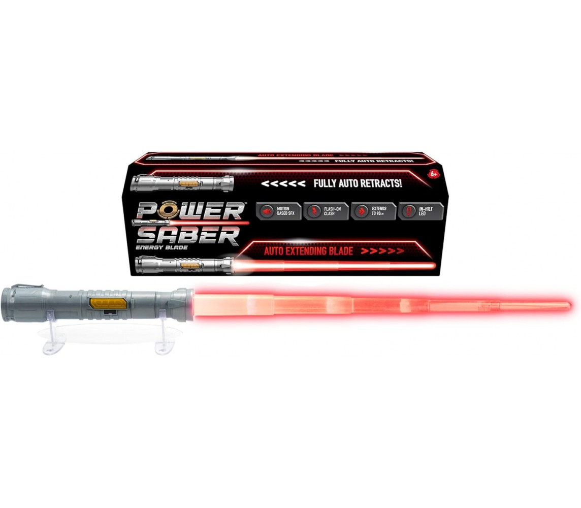 SPADA LASER ROSSA Top Quality ELETTRONICA ALLUNGABILE GOLIATH Star Wars
