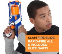 copy of NERF Fucile Automatico RIVAL ZEUS MXV-1200 Raffica BLU Hasbro B1593SC3