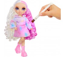 Rainbow High Watercolor DOLL PURPLE EYE Washable Playset Original MGA LOL