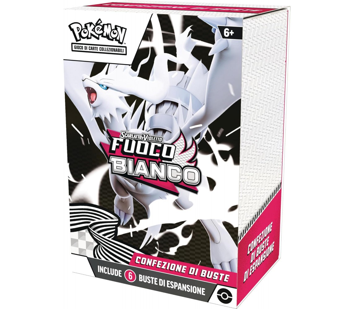 ITALIAN Pokemon Cards Scarlatto e Violetto FUOCO BIANCO ESPANSIONE 6 buste
