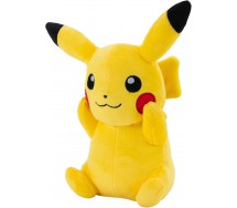 Pokemon PIKACHU PLUSH Soft Toy ORIGINAL Official 20cm Closed Mouth Raised Arms