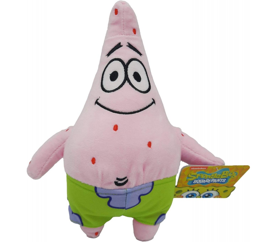 SPONGEBOB Peluche PATRICK 20cm Stella Marina Sponge Bob ORIGINALE Ufficiale