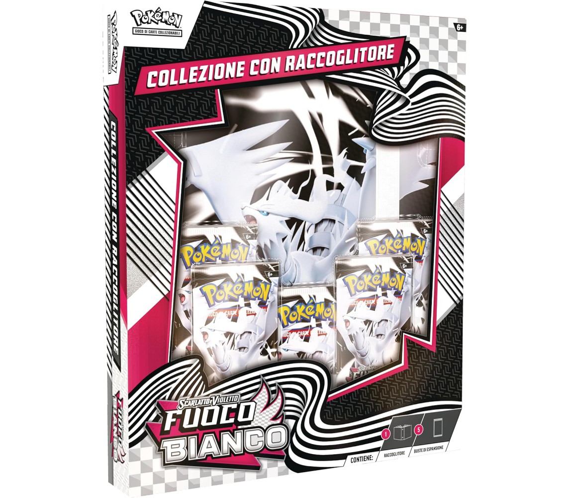 ITALIAN Pokemon Cards Scarlatto e Violetto FUOCO BIANCO Collezione Raccoglitore