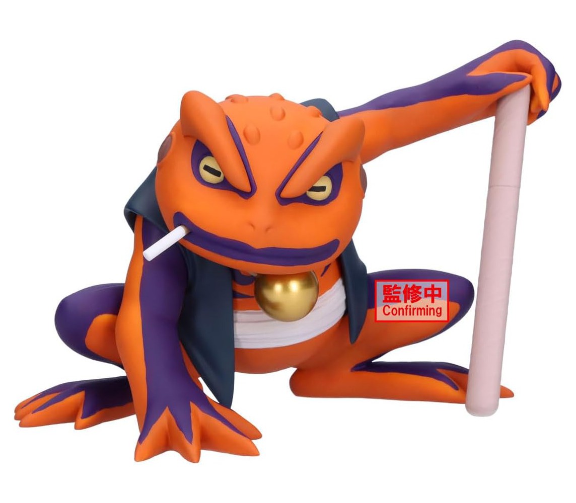 GAMAKICHI Frog NARUTO Figure Statue 10cm SOFT VINYL BANPRESTO