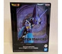 BANPRESTO DRAGON BALL Figure BEERUS 15cm Serie MATCH MAKERS Original