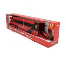 FERRARI Hauler Iveco S-Way 570 LECLERC SF-24 Car Model Formula 1 2025 DieCast 1/43