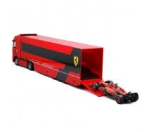 FERRARI Modello Truck Iveco S-Way 570 Con Auto LECLERC SF-24 F1 Scala 1/43