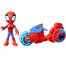 SPIDEY AMAZING FRIENDS Playset Figure 10cm SPIDEY and MOTOR CYCLE Hasbro F7459