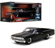 FAST FURIOUS Modello Auto 1967 CHEVROLET EL CAMINO Scala 1:24 Die Cast Jada
