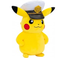 Pokemon PIKACHU PLUSH Soft Toy ORIGINAL Official 20cm CAPITAN PIKACHU