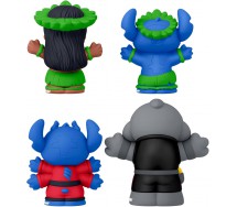 LITTLE PEOPLE LILO and STITCH Box 4 Figures 7cm Experiment 626 form Captain Gantu FISHER PRICE JFC77
