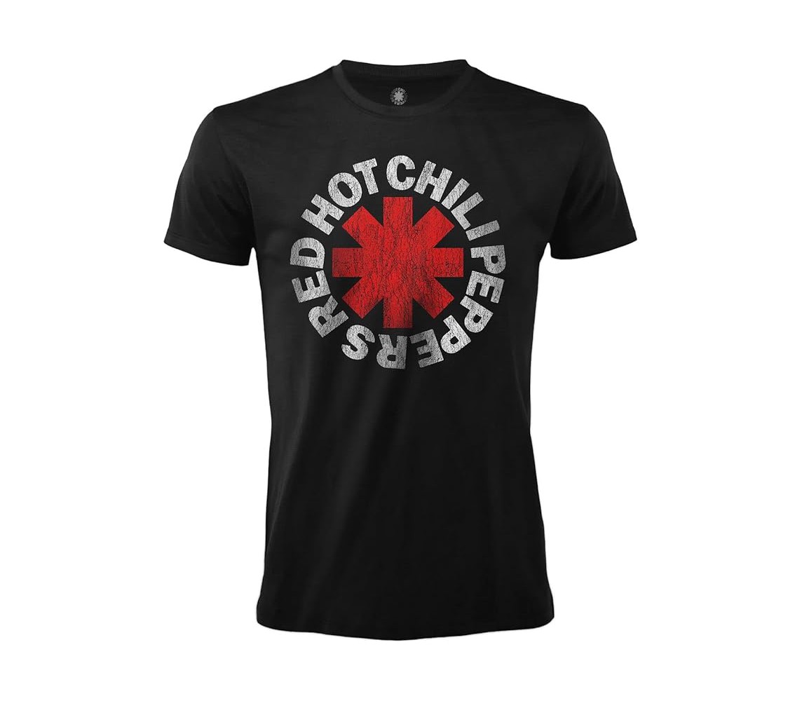 RED HOT CHILI PEPPERS T-Shirt Maglietta Adulto LOGO Cotone Stampa Qualita