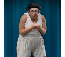 FANTOZZI ALLUPATO Scena Film Tennis Figura Collezione 15cm ORIGINALE