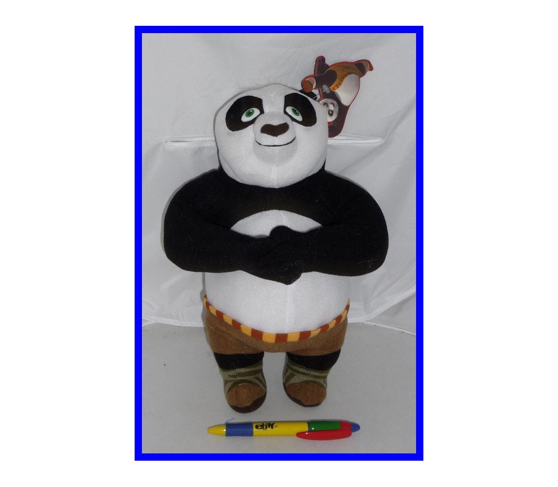 KUNG FU PANDA 3 Peluche Medio 25cm Scegli Personaggio ORIGINALE Whitehouse PO LI BAO SHIFU TIGRE MEI MEI