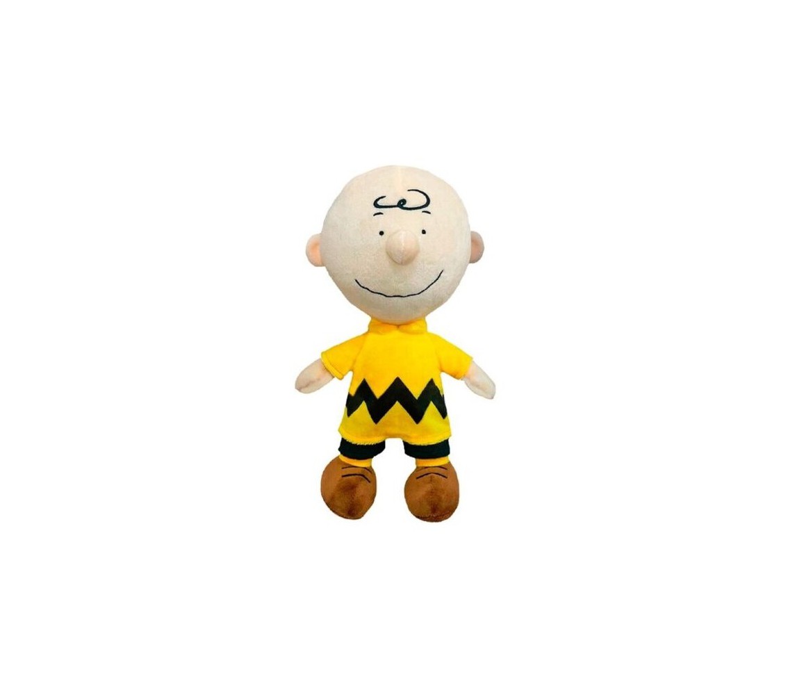 SNOOPY and FRIENDS Plush CHARLIE BROWN 20cm Original PEANUTS