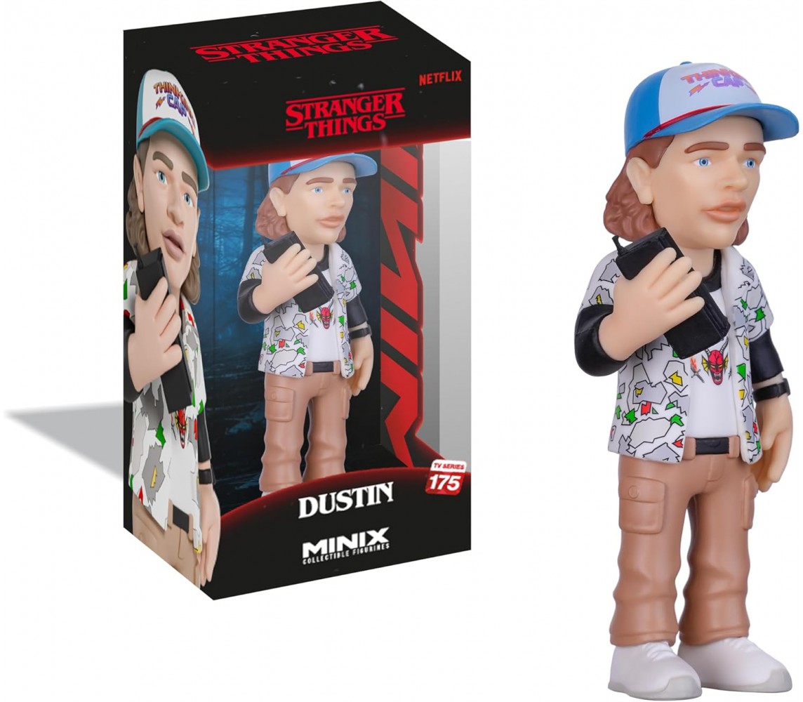 copy of DUSTIN Figura Statuetta 12cm da STRANGER THINGS Originale Serie MINIX TV 102