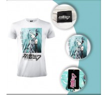 HATSUNE MIKU Adult T-Shirt White Anime Waifu Original OFFICIAL Licensed