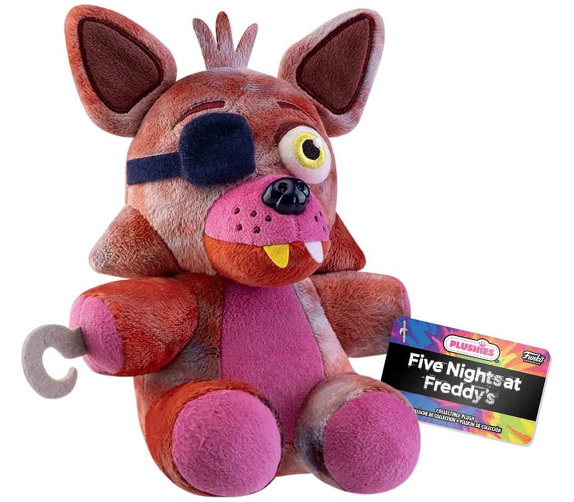 FIVE NIGHTS AT FREDDY's Plushies Tie-Dye FOXY 18cm ORIGINAL Official FNAF