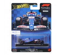 VISA RB Formula 1 2024 car Model TEAM EQUIPE Yuki Tsunoda 22 Scale 1/64 8cm F1 Hot Wheels JBM11