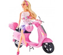 STEFFI LOVE Playset 1 DOLL 30cm WITH Chic City SCOOTER Original SIMBA TOYS