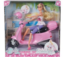 STEFFI LOVE Playset 1 DOLL 30cm WITH Chic City SCOOTER Original SIMBA TOYS