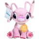 Peluche ANGEL versione GRANDE 30cm Parlante Lingua INGLESE Frasi del Film Originale DISNEY Lilo e Stitch UFFICIALE