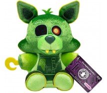 FIVE NIGHTS AT FREDDY's Plushies Tie-Dye FOXY GREEN RADIOACTIVE 18cm ORIGINAL Official FNAF