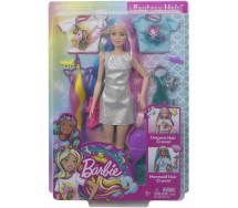 copy of BARBIE DREAMTOPIA Bambola 30cm Vestito Che Si Illumina e Spazzola Originale Mattel FRB12