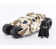 Modello BATMOBILE da DARK KNIGHT 20cm Con Figura BATMAN 1/24 DIE CAST DC Comics JADA Toys