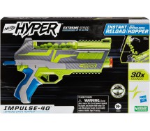 BOX ROTTO NERF HYPER IMPULSE-40 Blaser 30 Palline OCCHIALI protettivi F2899