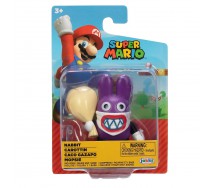 SUPER MARIO NABBIT CAROTTIN MOPSIE 6cm 4 Points of Articulation Original Jakks Pacific