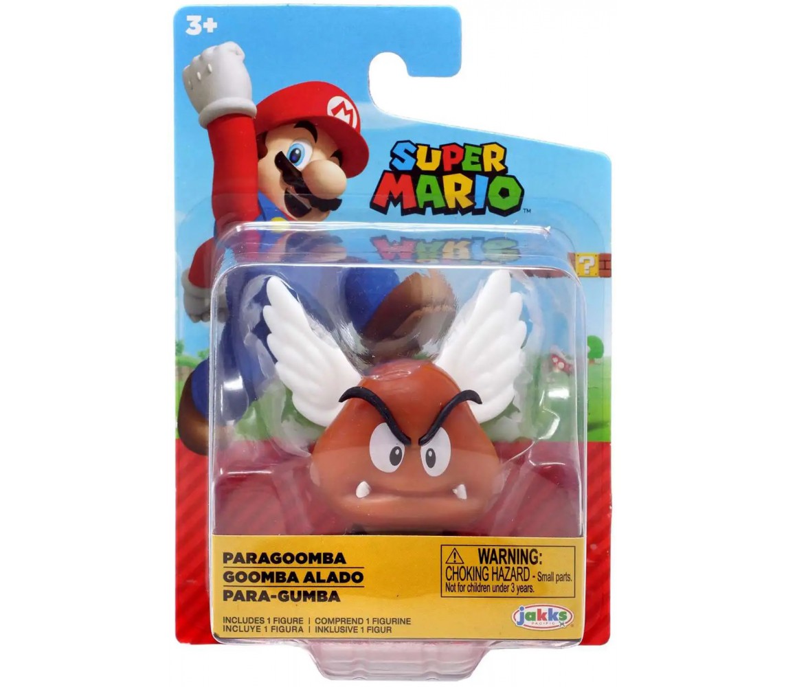 Super Mario PARA GOOMBA Action Figure PARAGOOMBA 6cm Original Jack Pacific
