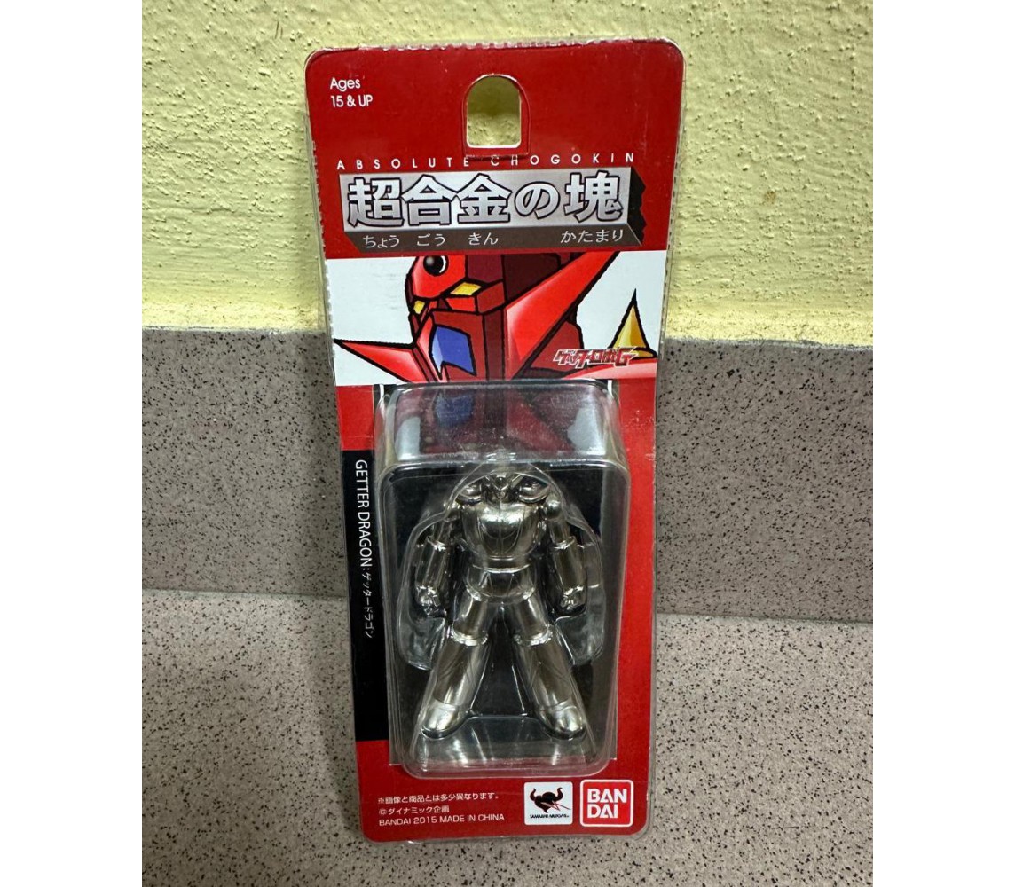 GETTER DRAGON Fgiure Statue DieCast Metal 8cm Robot Dynamic Chogokin Bandai