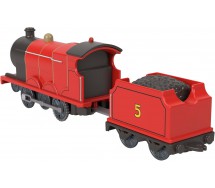 TRENINO THOMAS FRIENDS Modello Locomotiva JAMES MOTORIZZATO Rimorchio 20cm JGF95