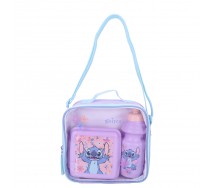 copy of LILO & STITCH SACCA Borsa Gym Bag Bianca 44x36cm 100% Cotone  OHANA Significa Famiglia Originale Ufficiale DISNEY