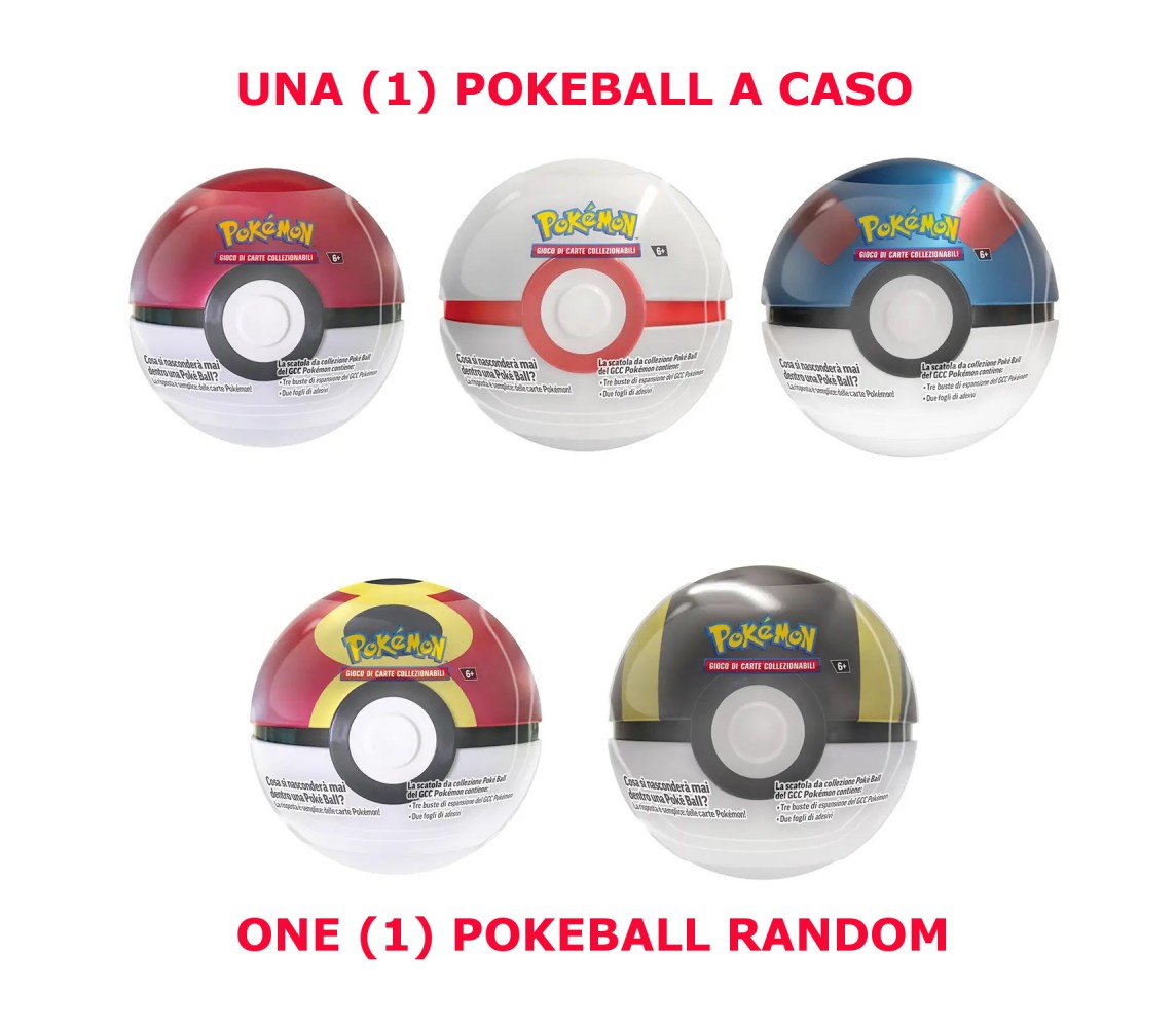 Pokemon ITALIAN VERSION Card Q4 2025 Gioco TIN POKEBALL